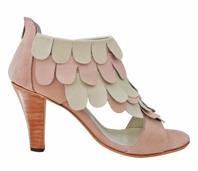 Sandalias ZINNIA rosa y nude de Valentina Colugnatti